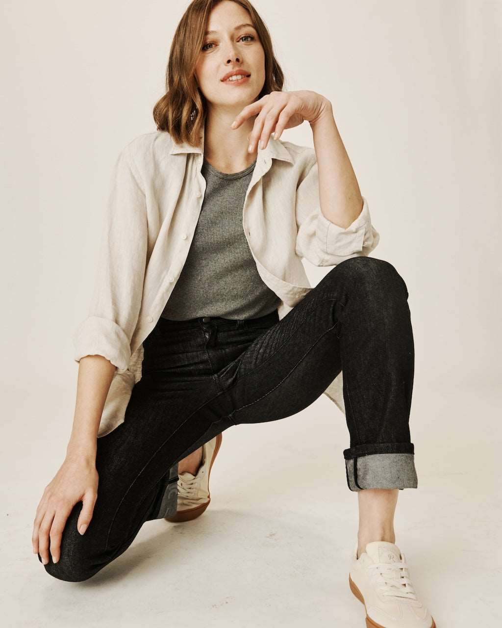 003 Jeans | Textured Graphite