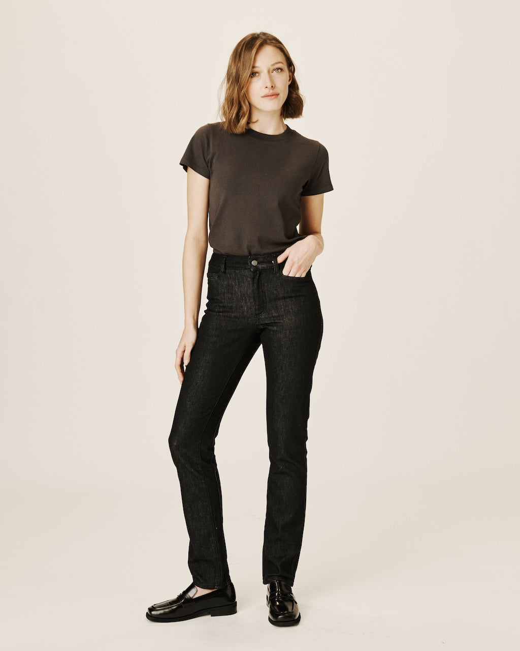 003 Jeans | Textured Graphite