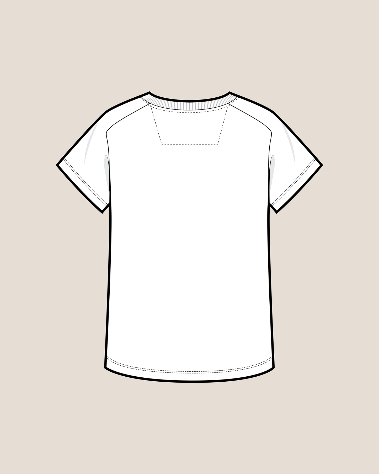001 T-shirt - Garment Dye