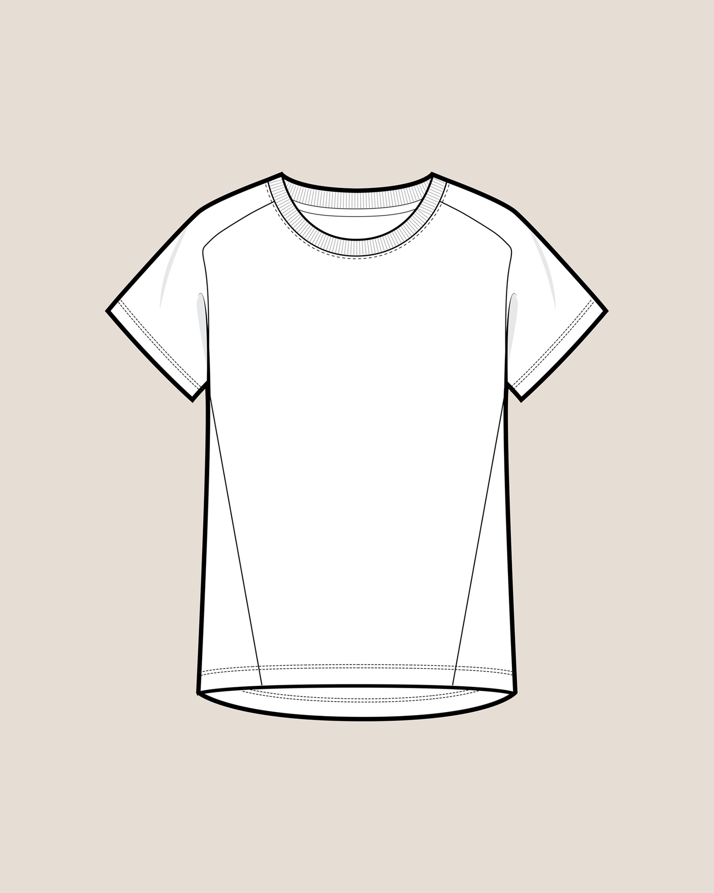 001 T-shirt - Garment Dye